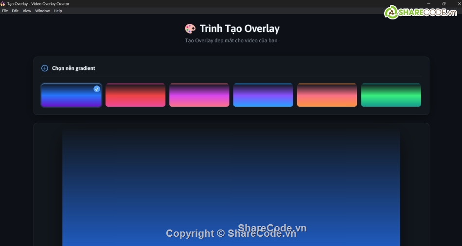 công cụ hỗ trợ video,công cụ tiktok,tạo overlay video